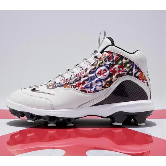 Nike Other - $169 Nike Griffey 2 MCS Jackie Robinson Baseball Cleats Size 13 Grey HJ4509-001